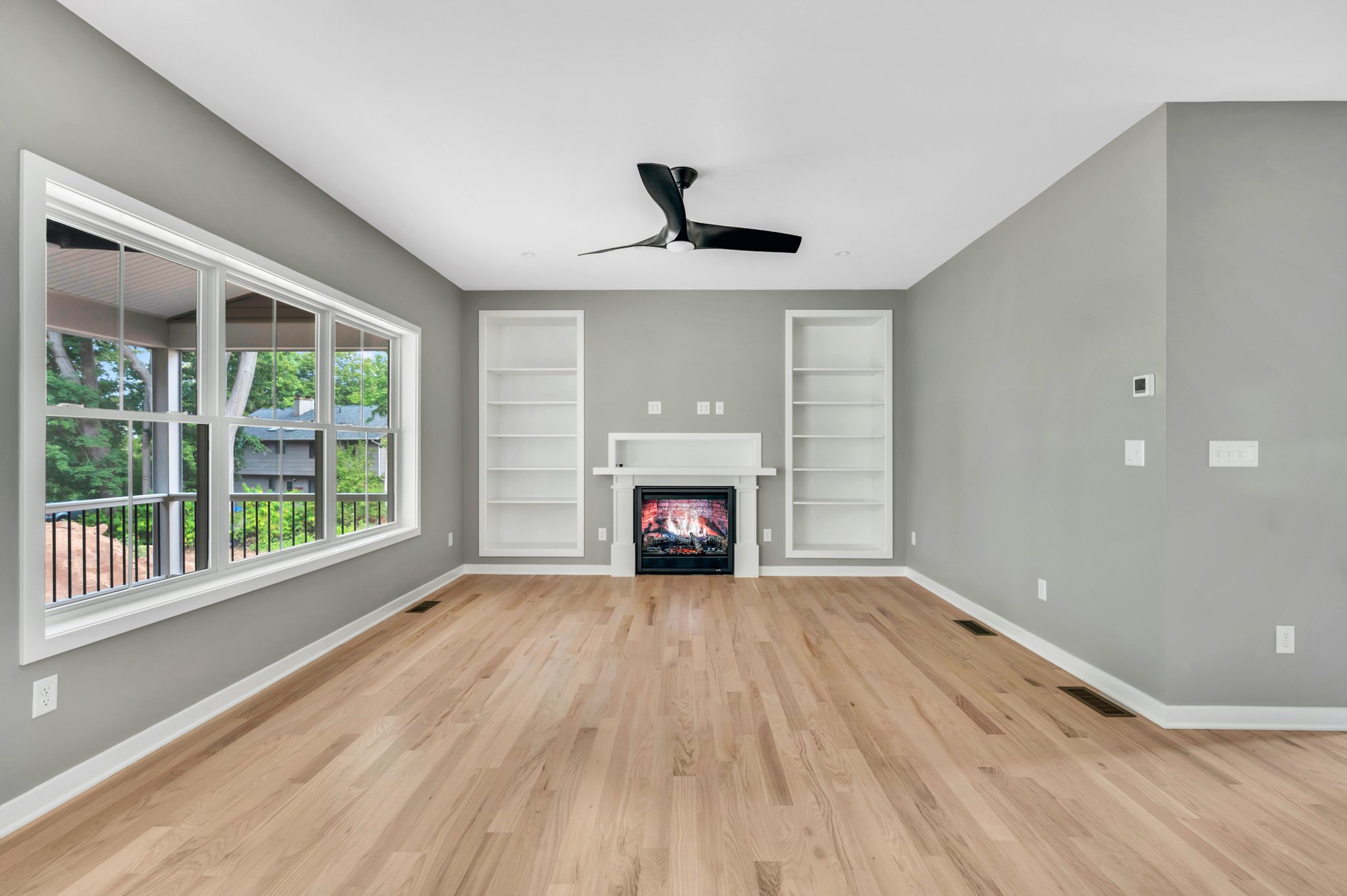 Stunning new build fireplace