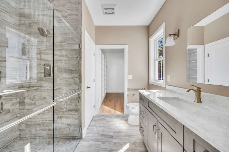 Bathroom in Custom ADU in Wallingford, CT