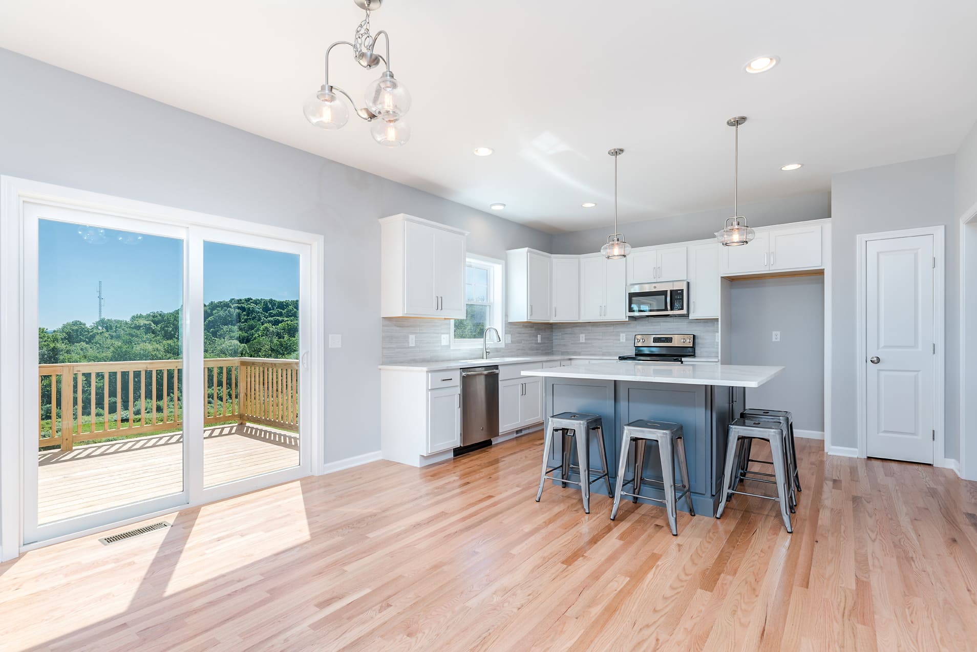 Beautiful Kitchen Remodel with Sliding Glass Patio Door  | Sunwood Home Builders & Remodelers