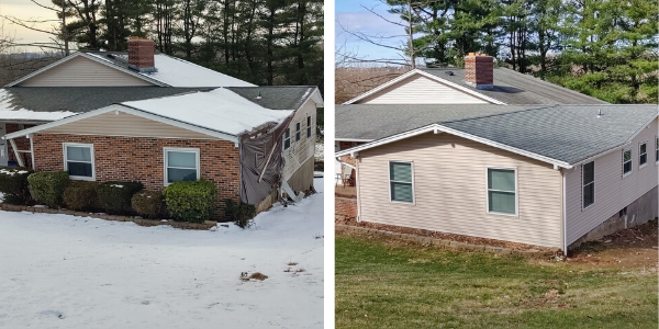 Exterior Remodel Before and After