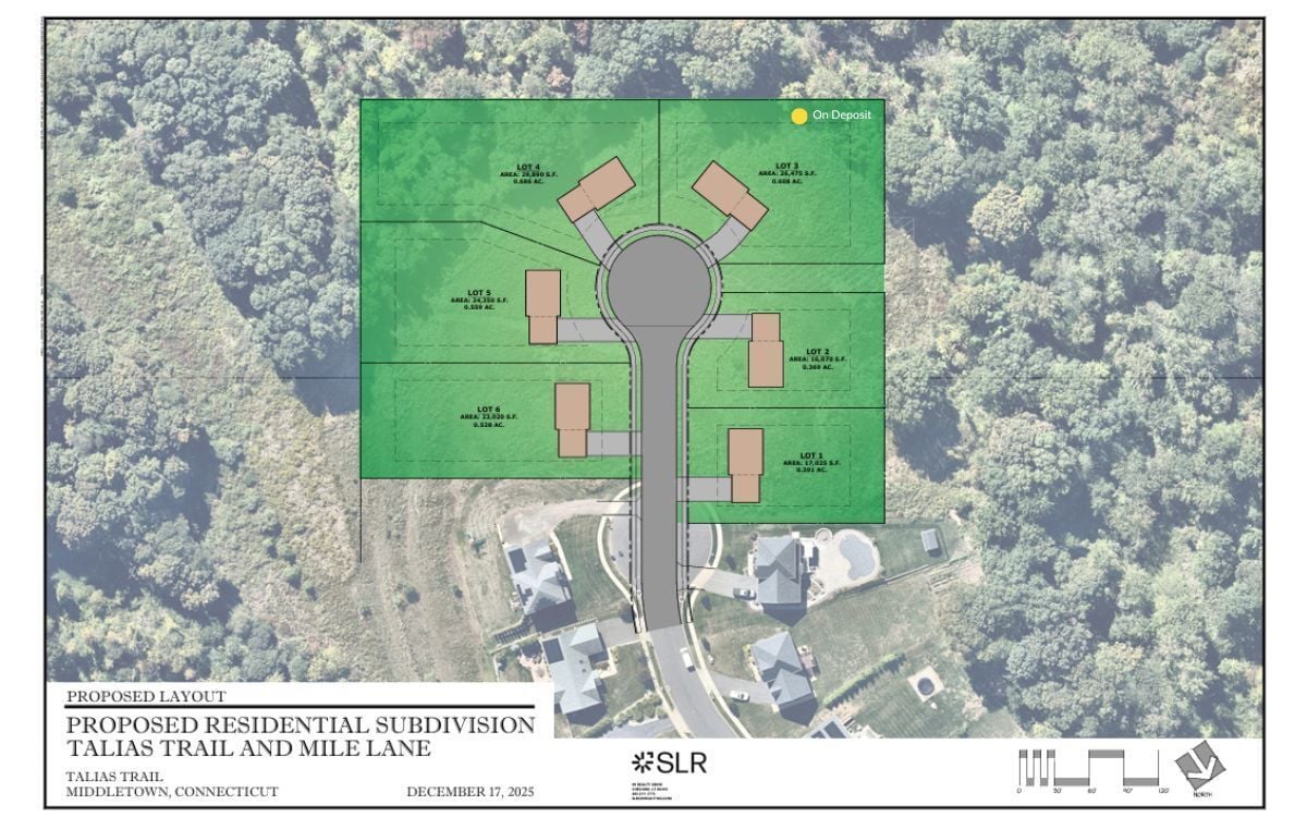 Talias Trail Layout Middleton, CT